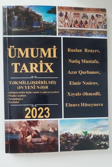 ümumi tarix 6: Ümumi Tarix Kurikulum tam yenidir. cırığı, qələm, karandaş izi və.s