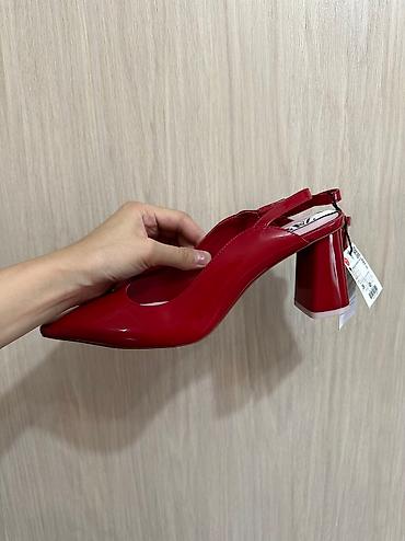 Туфли: Туфли, 38, Zara, Новый, цвет - Красный, Самовывоз — 11
