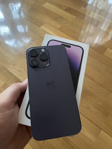 not 12 pro ikinci el: IPhone 14 Pro Max, 128 ГБ, Deep Purple, Беспроводная зарядка, Face ID, С документами