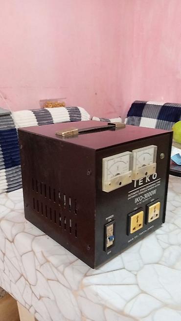 stabilizator 3000w: İşlənmiş, Ev üçün, 1 faza, Gərginliy stabilizatoru, 220/110 V, Kredit yoxdur — 3