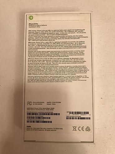 telefon iphone 7: IPhone 14 Pro, 256 GB, Qara, Face ID — 2
