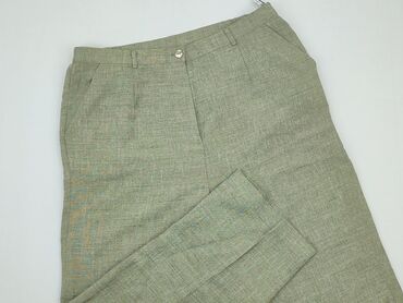 zielone plisowane spódnice: Material trousers, 2XL (EU 44), condition - Perfect