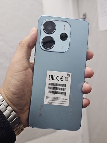 охладитель телефона: Redmi, Redmi Note 14, Новый, 256 ГБ, цвет - Голубой, 2 SIM