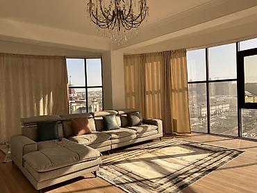 баят квартира сдаю: 3 комнаты, 100 м², ул. Масалиева-Навои, Элитка, 8 этаж, Евроремонт — 7