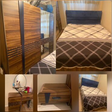 Mətbəx mebeli: *YATAQ mebeli :-TƏCİLİ SATILIR*‼️ QİYMƏT:-550₼ Dolab 215*270 yaxşı