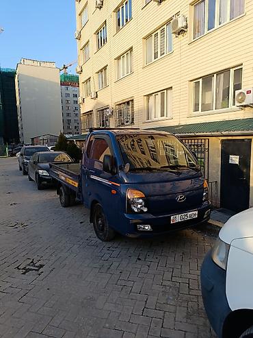h 100: Hyundai Porter II бортовой малотоннажный грузовик автомат пробег — 2