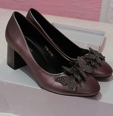 massimo dutti ispaniya: Qadın klassik tufliləri - Rəng: metalik ölçü36 - Model: yumru — 6