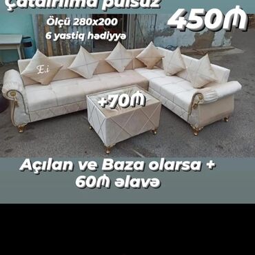 Divanlar: Künc divan, Açılan, Bazalı, Vеlur parça, Şəhərdaxili pulsuz çatdırılma -da lalafo.az — 5 Divanlar: Künc divan, Açılan, Bazalı, Vеlur parça, Şəhərdaxili pulsuz çatdırılma — 5