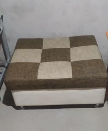 мебель салон: Диван-кровать, цвет - Коричневый, Б/у