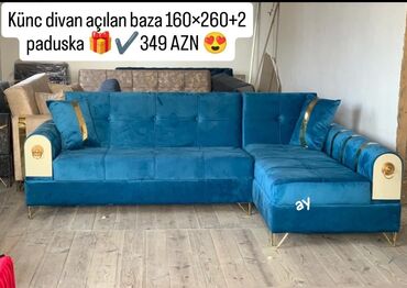 Divanlar: Künc divan, Yeni, Açılan, Bazalı, Parça, Şəhərdaxili pulsuz çatdırılma