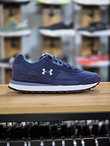 Мужские кроссовки, 42, 42.5, 43, Under Armour, Новый, цвет - Синий, Самовывоз