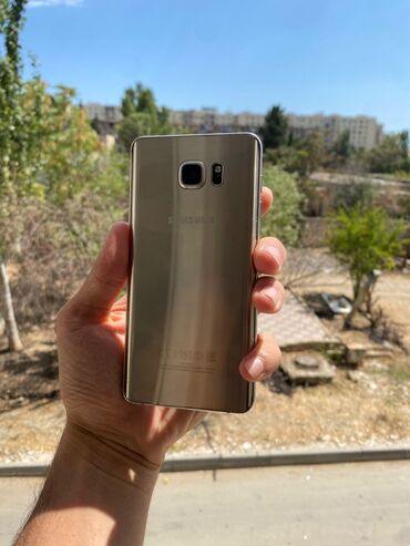 Samsung Galaxy Note 5, 64 ГБ, цвет - Золотой, Отпечаток пальца