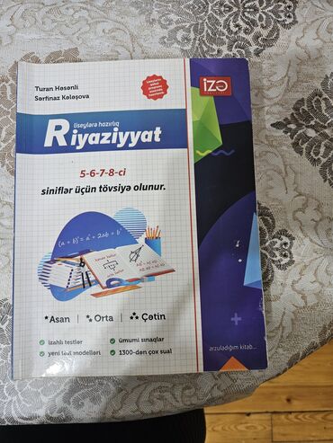 8 ci sinif azerbaycan dili metodik vesait: Riyaziyyat 5-8 sinif liseylərə hazırlıq 1300+ sual