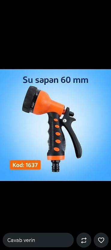 ucuz su: Su səpən 60 mm – Kod: 1637 - Bağ və həyətlər üçün universal su — 1