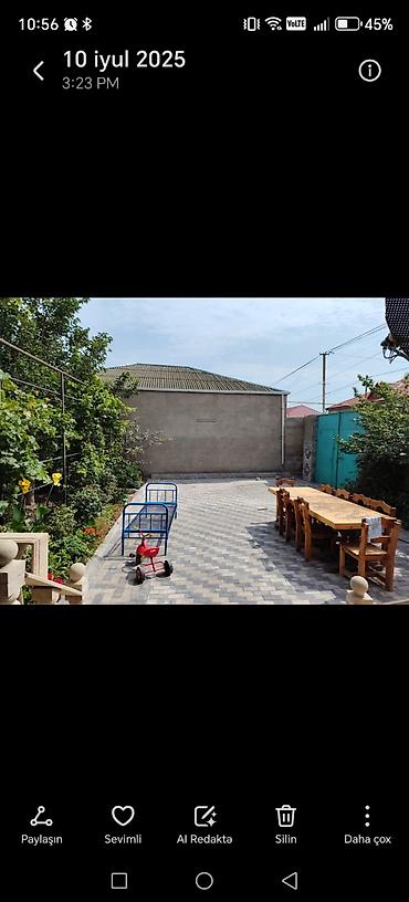 balas: Həyət evi – geniş həyət və meyvə ağacları ilə - Layihə: 1 mərtəbəli — 10