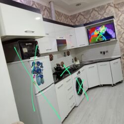 Matraslar: Mətbəx mebeli satılır. Qiymət 650 azn, endirim olunacaq. Ölçü ümumi