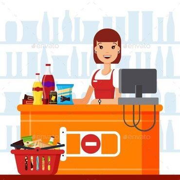 markete satici: Kassir tələb olunur, Yalnız qadınlar üçün, Aylıq ödəniş