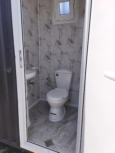 Konteynerlər: Metal karkaslı, sendviç tipli mobil sanitar blok (3 bölməli) 360 — 3