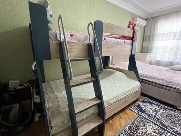 uşaqlar üçün taxta çarpayılar: Oğlan və qız üçün, Yeni, Çarpayı, Matras ilə, Siyirməsiz, Taxta