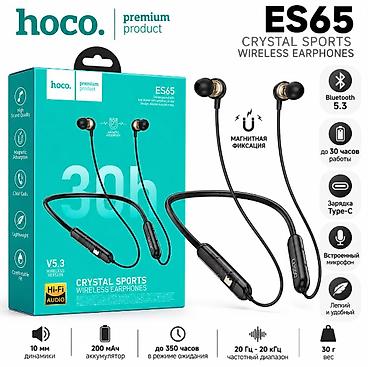 абогреватель: Беспроводные наушники HOCO ES65 Crystal Sports - Форм-фактор: шейная — 1