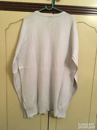 Džemperi: Odličan polo džemper, svetlo sive boje, L veličina, 100% cotton — 8