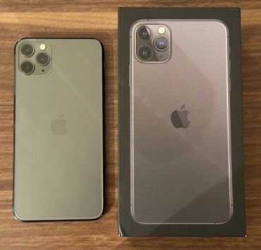 işlənmiş soyuducu alıram: IPhone 11 Pro Max, 256 GB, Space Gray, Barmaq izi, Simsiz şarj, Face ID