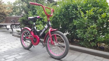 Uşaq velosipedləri: İşlənmiş İki təkərli Uşaq velosipedi 16", sürətlərin sayı: 1, Rayonlara çatdırılma, Ödənişli çatdırılma, Ünvandan götürmə — 3