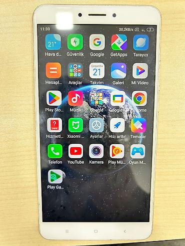 sensor telefon: Xiaomi Mi Max 2, 64 GB, rəng - Qızılı, 
 Barmaq izi, İki sim kartlı — 1