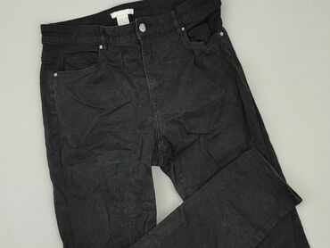 jeansy damskie z wysokim stanem mom jeans: H&M, L (EU 40), condition - Good