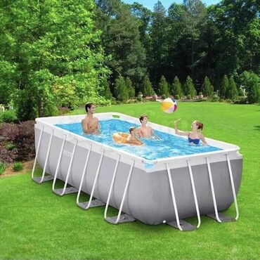 бассейн для плавания: Каркасный бассейн Bestway 56456 - это идеальное решение для вашей дачи