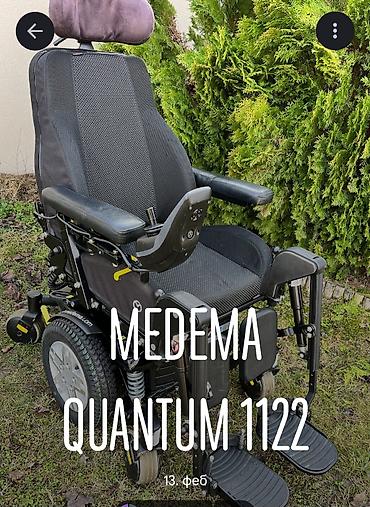 Invalidska kolica: Električna invalidska kolica Medema Quantum 1122 - Snažna električna — 1