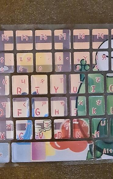наклейки на макбук: Наклейки на клавиатуру с буквами английскими и китайскими — 3