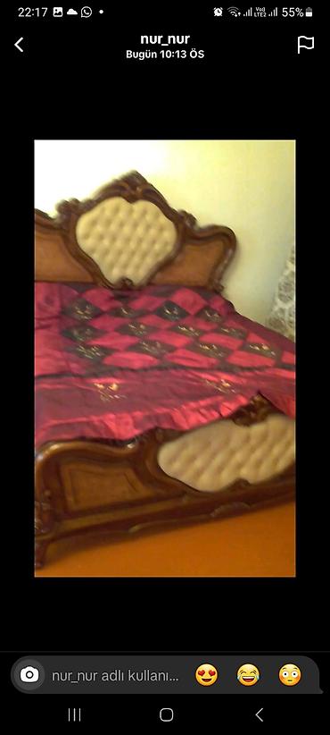 qoz: Klassik üslubda taxta mebel dəsti - Material: kütləvi ağac və təbii — 2