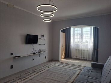 кок джар ж м: 1 комната, 45 м², Элитка, 9 этаж, Дизайнерский ремонт