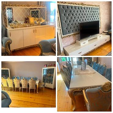 divan yuma aparati: Qonaq otaq dest 2400azn satilir. Kamod+tv stend+2qorka+stol 12stul — 1