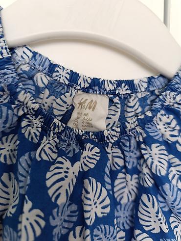 hm za trudnice: H&M haljina za devojčice, veličine 62/68. Bluza je plave boje sa — 2