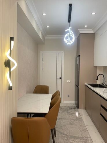 кок добо: 2 комнаты, 54 м², Элитка, 10 этаж, Дизайнерский ремонт