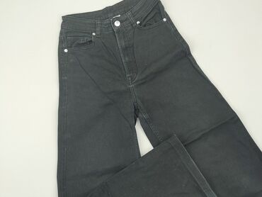 spódnice dżinsowe biała: Jeans, H&M, XS (EU 34), condition - Good