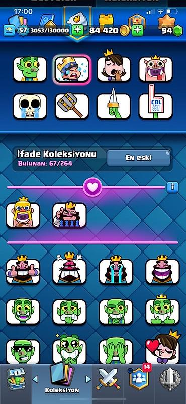 oxatan: Clash Royale hesabı – yüksək səviyyəli kolleksiya və güclü destələr — 2