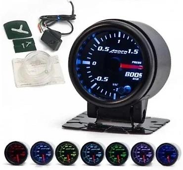 turbina: Univerzalni merač pritiska turbine (Boost gauge) – analogni pokazivač — 1