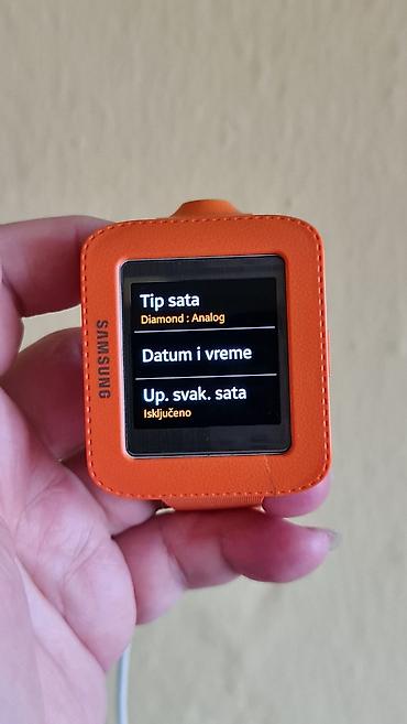 Smart satovi: Samsung pametni sat – narandžasti - Brend: Samsung - Kućište i kaiš u — 9