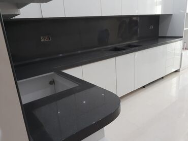 Sifarişlə mətbəx mebeli: Suni mərmərlərin sifarişi qranit 100 damar 140 az yarpaq 180 az koryan — 8