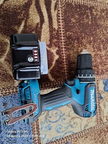 Шуруповерты: Аккумуляторная ударная дрель-шуруповерт Makita DHP485 (18V — 1