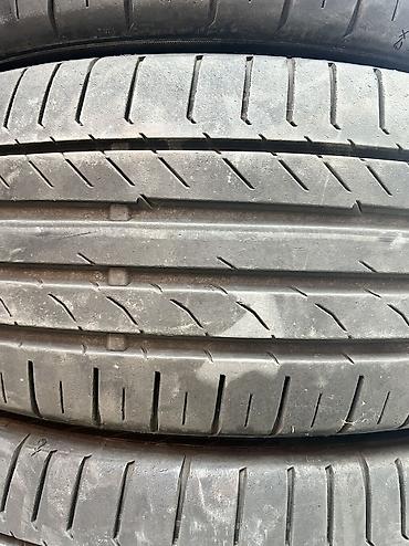 stud 100: Шины 195 / 45 / R 17, Лето, Б/у, Комплект, Германия, Continental — 2