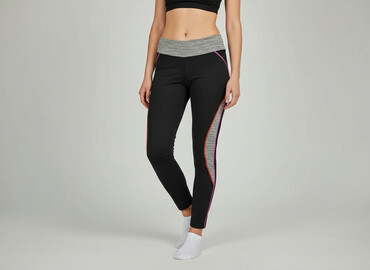 spodnie ze stringami: Lycra, Leggings Sports for women, size M (EU 38)