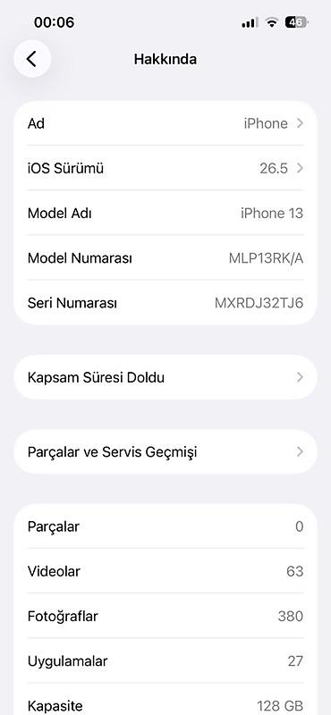 ipad 13: IPhone 13, 128 GB, Mavi, Barmaq izi, Face ID, Sənədlərlə — 7