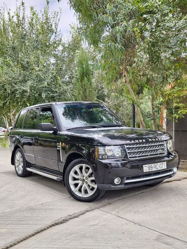 Land Rover: Range Rover L322 – 5 qapılı, qara rəngdə tam ölçülü SUV masinin mueyen — 4
