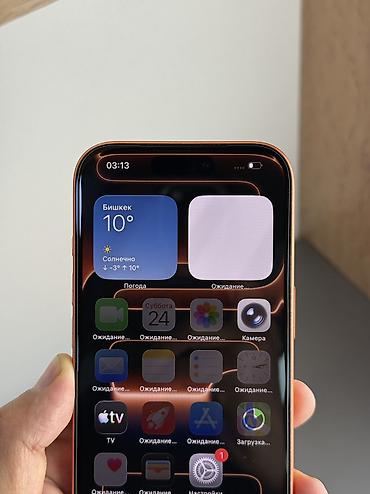 samsung zip: IPhone 17 Pro, Б/у, 512 ГБ, Оранжевый, Защитное стекло, Чехол, Кабель, 91 % — 10