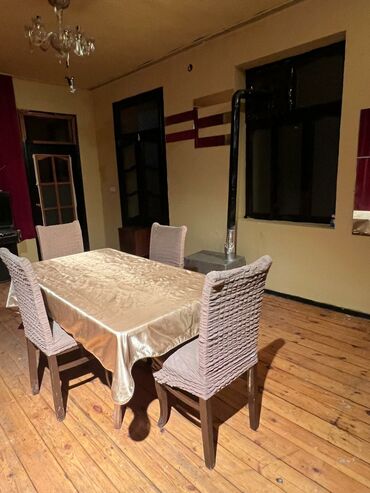 продажа недвижимости в азербайджане: Kirayə verilən mebel ilə təchiz olunmuş mənzil - Plan: geniş zal və 2