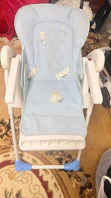 Двухъярусные детские кровати: Двухъярусная детская кровать, ЛДСП, цвет - Голубой — 10